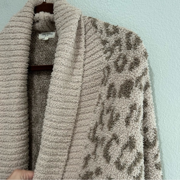 Sweet lovely by Jen 2x leopard super soft cozy cocoon sweater with pockets - Picture 11 of 13
